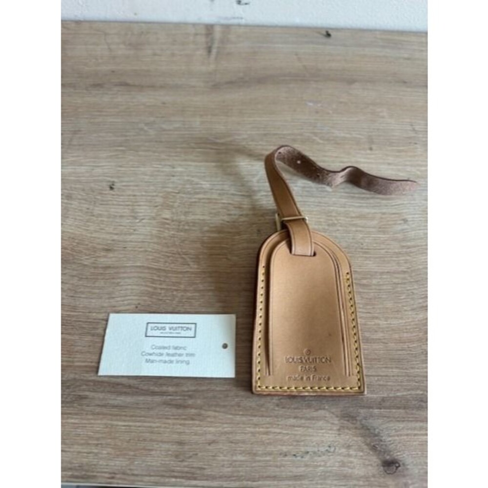 Louis Vuitton authentic id tag